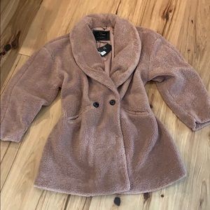 LUCKY BRAND Faux fur coat